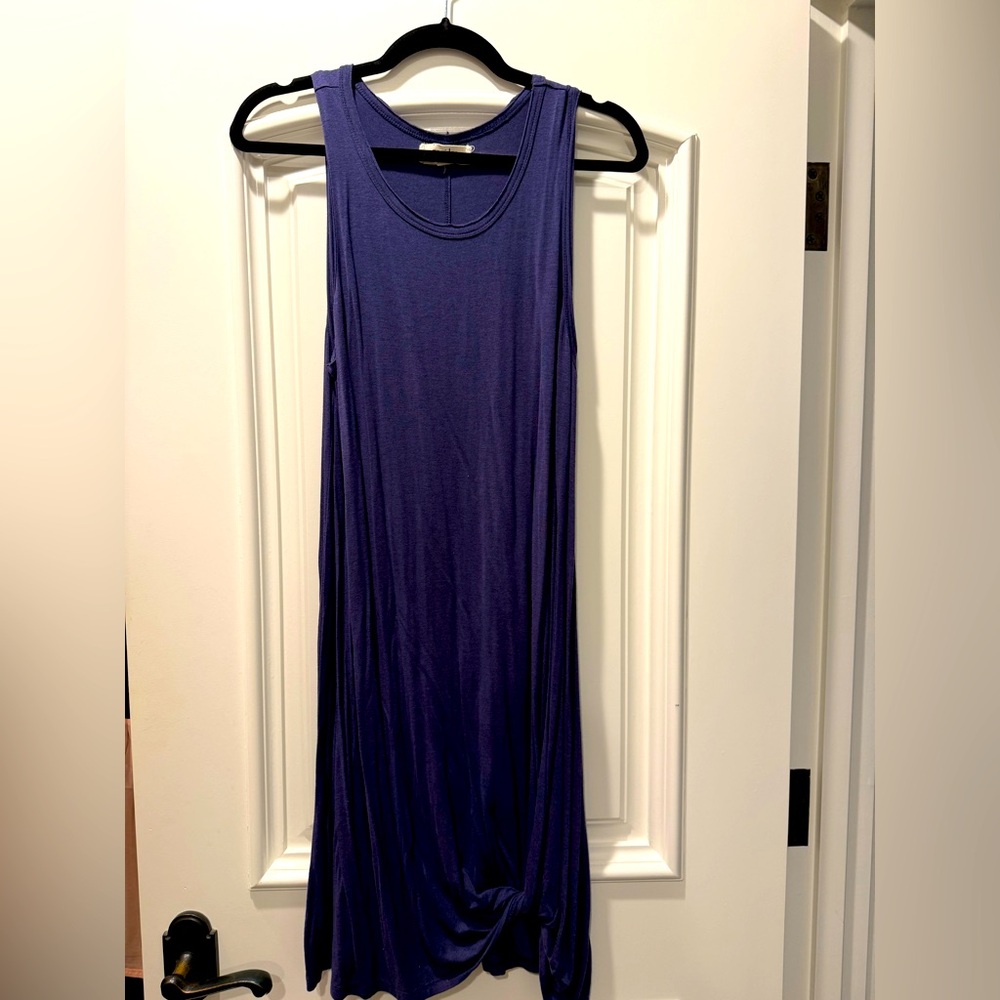Porridge Navy Sleeveless Dress